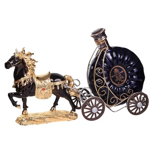 法国进口皇家路易马拉车XO白兰地家居客厅办公室装饰品送礼洋酒4L