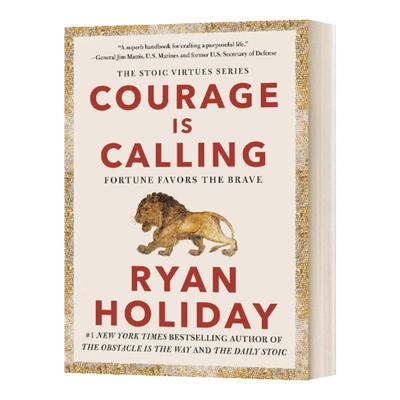 英文原版 Courage Is Calling Fortune Favors the Brave 勇气在召唤 幸运眷顾勇者 斯多葛美德系列 精装 英文版 进口英语书籍