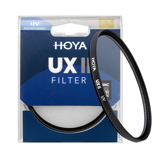 HOYA豪雅UX II UV镜多层抗反射镀膜镜片82 77 72 67 58 55mm适用佳能尼康单反索尼微单相机镜头保护滤镜