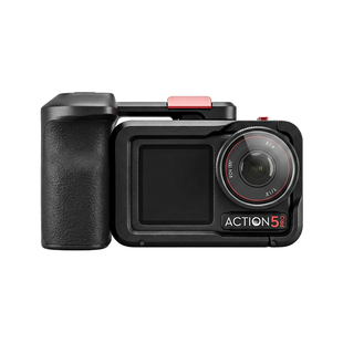 快自由适用大疆Action5Pro/4街拍手柄套装运动相机Action6金属兔笼冷靴快门按键拓展边框防摔保护壳转接配件