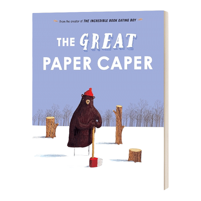 英文原版 The Great Paper Caper 大熊的纸飞机 精装大开本收藏版 培养生态环保意识 Oliver Jeffers奥利弗杰弗斯 进口英语书籍