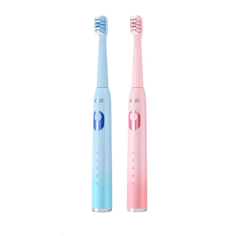 seago/赛嘉情侣成人声波电动牙刷软毛防水护龈洁牙女生礼盒全自动