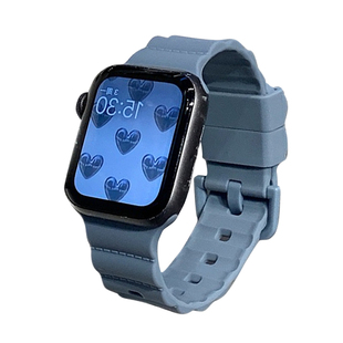 适用于苹果手表S11/10表带iwatch9/8/7代apple watch泡泡硅胶运动se个性男女新款回环式s9透气Ultra腕带创意