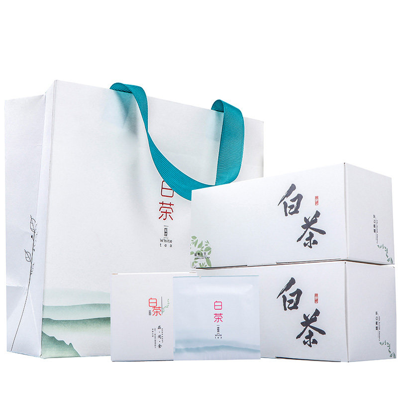 80片便捷包装福鼎白茶饼干老白茶高山茶叶寿眉贡眉礼盒非特级大白
