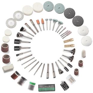 科麦斯电磨配件套装雕刻打磨机抛光小型磨头磨针木材玉石电摩工具