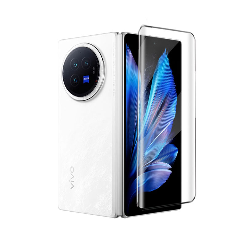 青果老黄适用vivoXfold5全胶钢化膜3d热弯3pro超声波秒解锁Xfold3手机膜xfold3pro全屏覆盖折叠膜高清防指纹