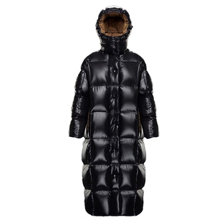 m蒙家魔王蒙口面包羽绒服男女超长短款亮面宽松大码加厚鹅绒服冬