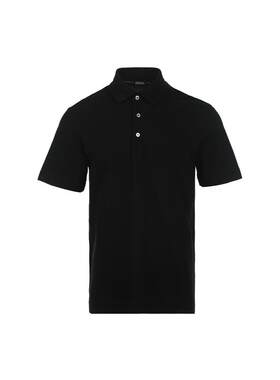【自营】Zegna/杰尼亚男士SS25纯色单胸袋商务休闲短袖Polo衫T恤