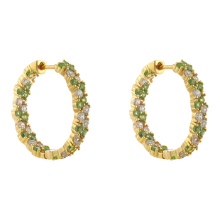 金色满钻圈圈耳环女2026新款爆款高级感轻奢耳钉独特漂亮耳圈耳饰