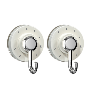 川岛屋吸盘挂钩免打孔强力承重真空钩子厨房墙壁浴室门后无痕粘钩