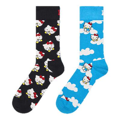 【2026新款Hello kitty联名】Happy Socks潮牌袜子可爱甜美中筒袜