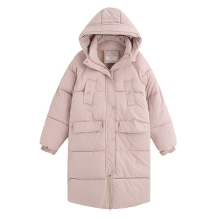 特价断码清仓羽绒服女中长款过膝外套棉服韩版宽松胖mm短款面包服