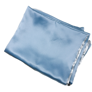 丝倍蓝 护发纯色波点碎花真丝枕套单面100桑蚕丝拉链信封式枕头套