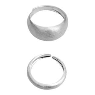 Dare买手店 iranlon自然论 纯银拉丝细银戒女简约百搭轻奢高级感