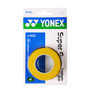 YONEX尤尼克斯羽毛球拍手胶yy防滑吸汗102C网球专用手柄缠绕把带