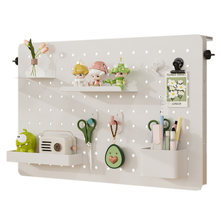 办公室悬挂洞洞板置物架可定制挂板工位改造神器屏风隔断磁吸挡板