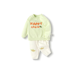 宝宝套装春秋2026新款儿童童装男童运动两件套女童卫衣裤子小童装