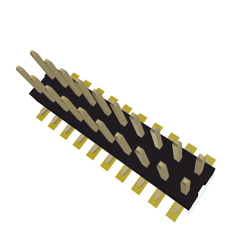 A2541系列线对板连接器PCB封装库 CJT长江 2.54mm排针排母 AD格式