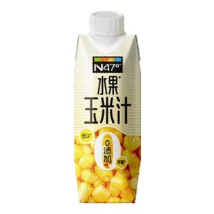 北纬47度水果玉米汁谷物饮料自然香甜营养早餐245ml*8