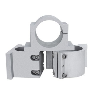 雕刻机主轴夹电机固定座铸铝底座卡箍80mm100mm125电主轴抱箍