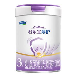 杨幂推荐君乐宝淳护3段12-36个月幼儿配方牛奶粉三段800g*1罐
