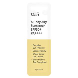 【临期】klairs/蔻徕氏全效呵护防晒霜小样2ml