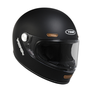 2025新款野马摩托车头盔男女士四季通用全覆式复古巡航机车全盔