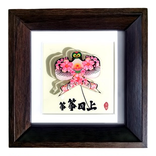 潍坊新款风筝摆件可手动旋转工艺品纪念品伴手礼燕子蝴蝶传统摆台