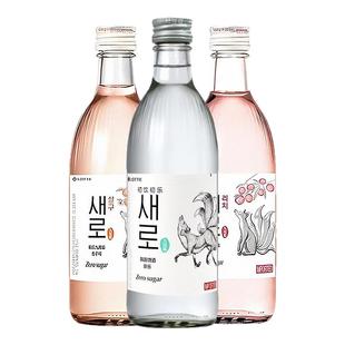 韩国进口LOTTE初饮初乐九尾狐无糖烧酒低度原味ZERO韩剧同款烧酒