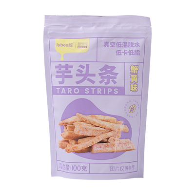 蟹黄味芋头条鲜切整包零食囤货