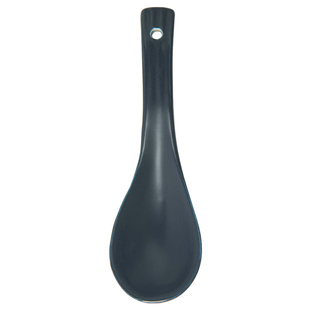 jiwoo陶瓷粥稀饭勺小号汤勺陶瓷家用小勺子复古风小号长柄火锅勺