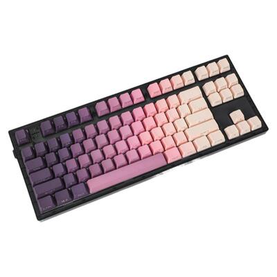 KCPMASTER原创色-眼影PLUS键帽透光PBT侧刻OEM简约渐变688796键帽