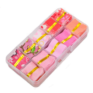 美作手工日式和风细工花簪diy手工2.5cm切片套餐精致小巧盒装切片