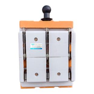 跟头闸转换开关闸刀600A400A200A三相四线倒顺刀闸380V双刀双掷铜