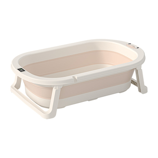 婴儿洗澡盆可折叠宝宝浴盆大号幼儿小孩坐躺托家用桶新生儿童用品