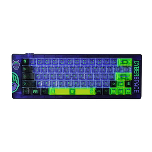 泰坦国度EVA初号机01键帽PC全透大全套171键高透耐磨原厂高度键帽