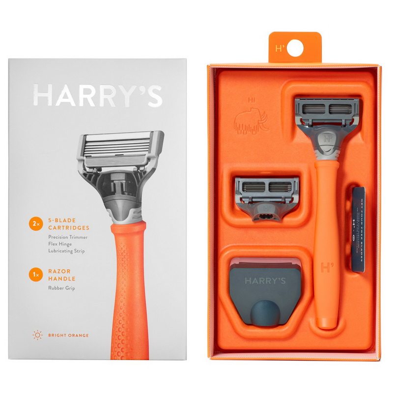 美国Harry s手动剃须刀德国5层刀片男士专业刮胡刀原装进口套装