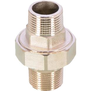 1寸6/4分铜活接太阳能热水器暖气水管双内丝内外牙接头铜配件管件