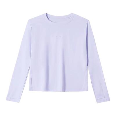 骆驼女装速干T恤2025夏季新款长袖圆领打底衫冰感透气防晒上衣男