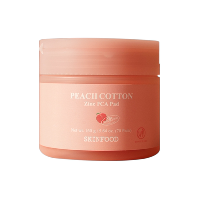 韩国思亲肤桃子爱心棉片