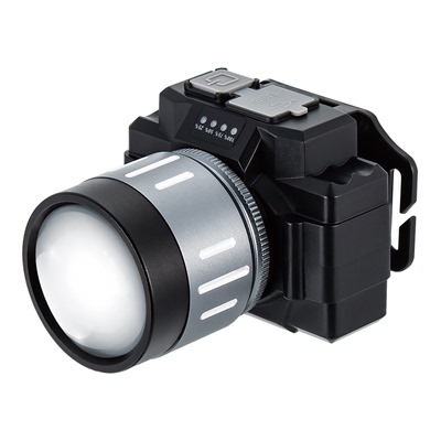 强光伸缩变焦头灯Type-c充电