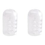 脚趾保护套透气硅胶足尖防护套分离穿鞋防磨防汗透明防水小脚趾套