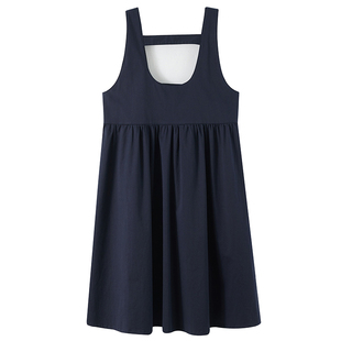 少女背带连衣裙中学生夏装15岁2025夏季新款初中生裙子高中学院风