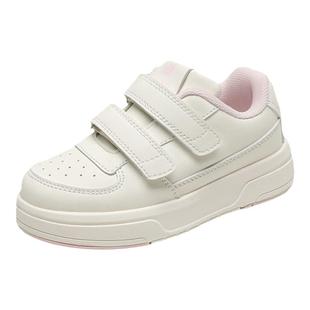 安奈儿儿童小白鞋女款2026新款春秋幼儿园白色板鞋女童运动鞋春季