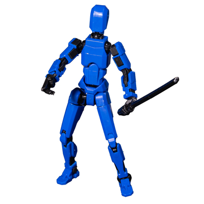 多关节可动打印人偶积木玩具男孩