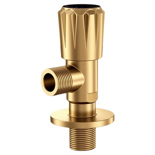 大流量角阀球阀燃气热水器专用冷热水阀球芯球形全开关三角阀