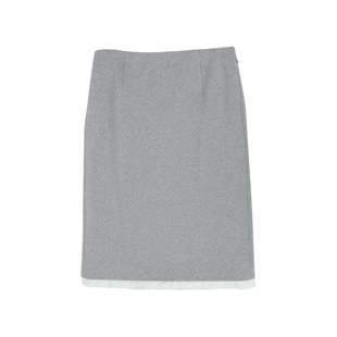 YOUWEI有尾2025春季新品女装仪式感亮葱拼接叠层半裙Y5825103