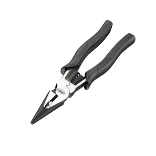 得力尖嘴钳电工专用工业级多功能钳子工具小手工迷你钳老虎钳家用