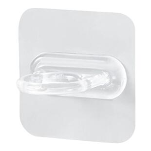 环形挂钩多功能粘钩免打孔窗帘杆托支架厨房浴室置物架粘贴固定器