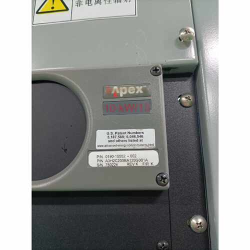 （请询价）APEX射频电源设备型号A3H2C200BA120G001
